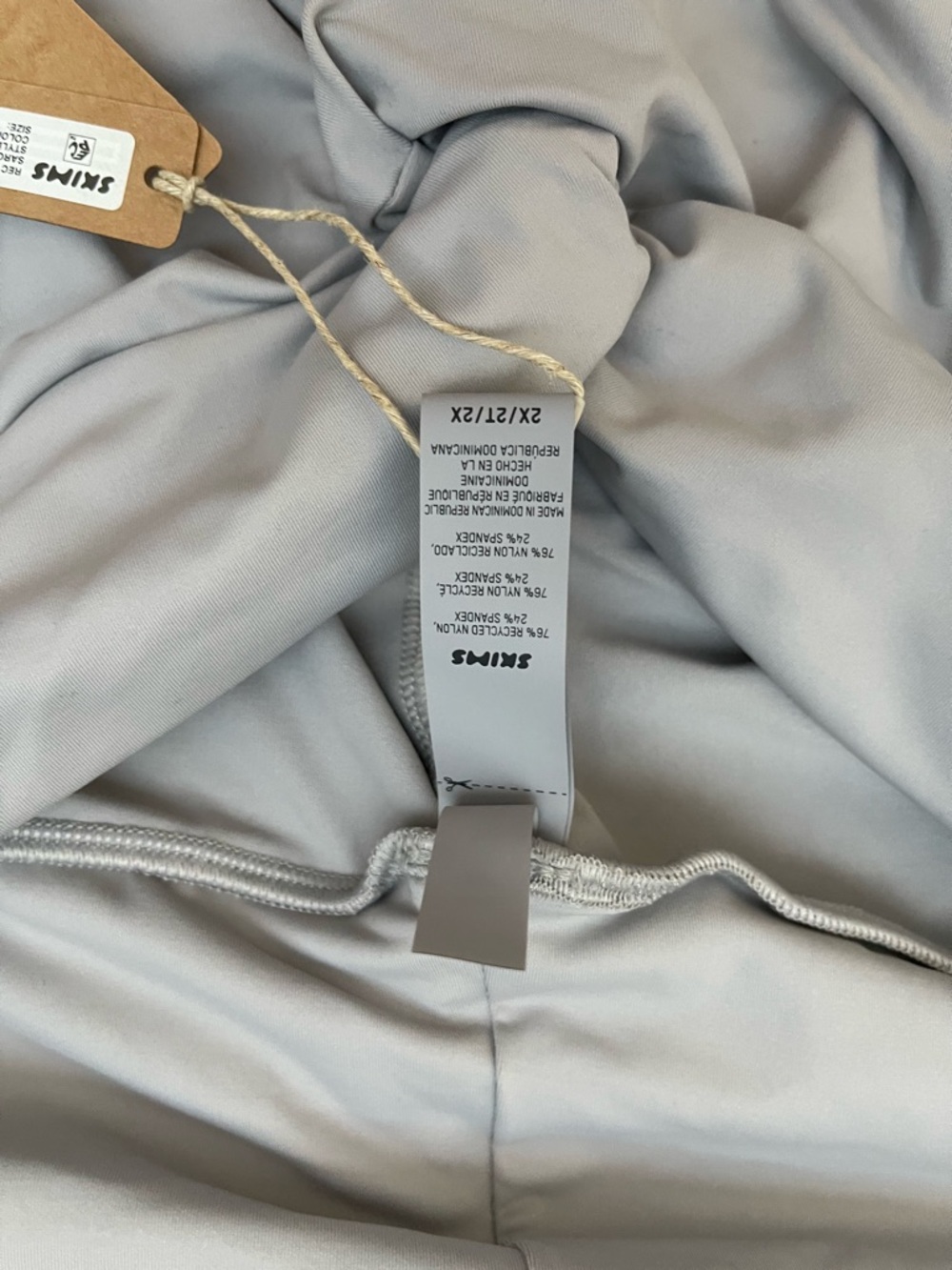 Skims Swim Sarong Chrome 2XL NWT - Picture 3 of 3